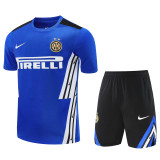 2025-26 INT Blue Training Short Suit