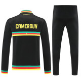 2025-26 Cameroon Black Jacket Tracksuit