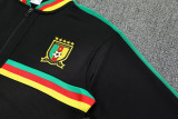 2025-26 Cameroon Black Jacket Tracksuit