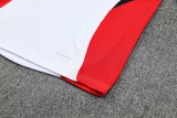 2025-26 Man Utd White Half Pull Tracksuit (半拉链)