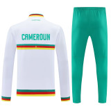2025-26 Cameroon White Jacket Tracksuit