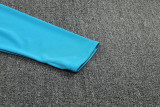 2025 JOM Lake blue Half Pull Tracksuit #813(半拉链)