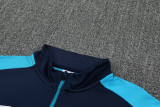 2025 JOM Lake blue Half Pull Tracksuit #813(半拉链)