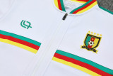 2025-26 Cameroon White Jacket Tracksuit