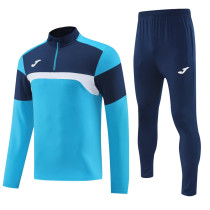2025 JOM Lake blue Half Pull Tracksuit #813(半拉链)
