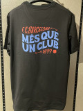 2025-26 BAR Black High Quality Casual T-Shirt #圆领红标