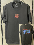 2025-26 BAR Black High Quality Casual T-Shirt #圆领红标