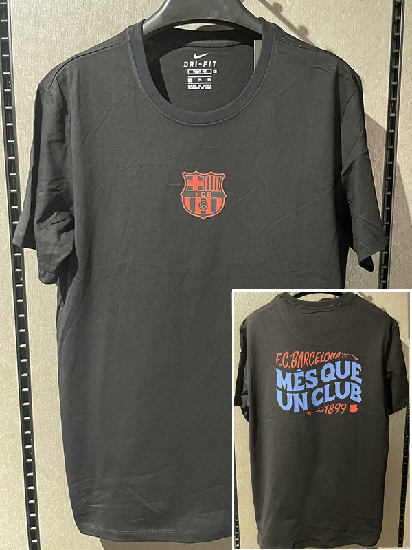 2025-26 BAR Black High Quality Casual T-Shirt #圆领红标