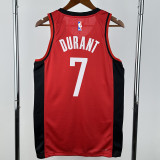 2022-23 ROCKETS DURANT #7 Red Top Quality Hot Pressing NBA Jersey