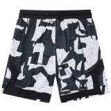 C2502 AJ Black white Casual Short Pants #破冰斑白