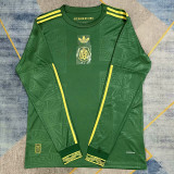 2025-26 Mexico Special Edition Green Long Sleeve Soccer Jersey (长袖)