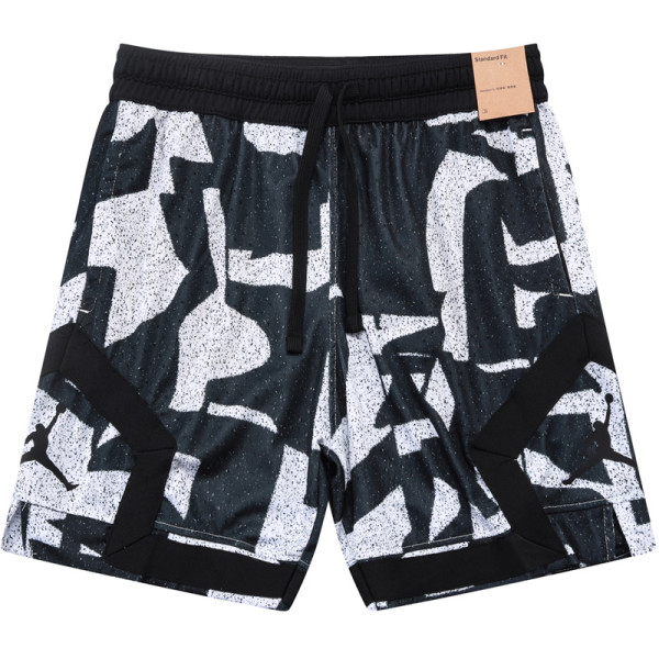 C2502 AJ Black white Casual Short Pants #破冰斑白