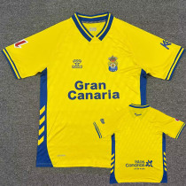 2025-26 Las Palmas Home Fans Soccer Jersey (V领)