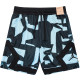 C2501 AJ Black blue Casual Short Pants #破冰斑蓝