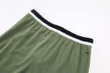 A2502 AJ Green Casual Short Pants #橄榄绿