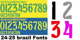 2025-26 Brazil Yellow Green Special Edition Training shirts (黄袖口)