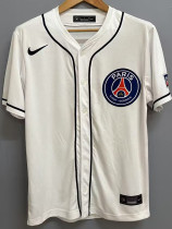 2025-26 PSG White Casual Edition Baseball Jersey