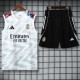 2025-26 RMA White Tank top and shorts suit