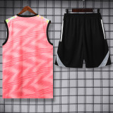 2025-26 RMA Pink Tank top and shorts suit
