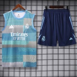 2025-26 RMA Light blue Tank top and shorts suit