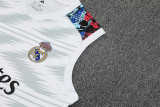 2025-26 RMA White Tank top and shorts suit