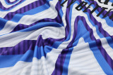 2025-26 RMA White blue Training Short Suit