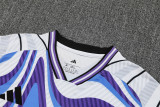 2025-26 RMA White blue Training Short Suit