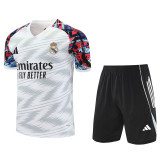 2025-26 RMA White Training Short Suit