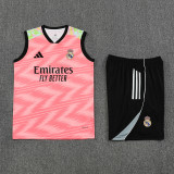 2025-26 RMA Pink Tank top and shorts suit