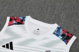 2025-26 RMA White Tank top and shorts suit