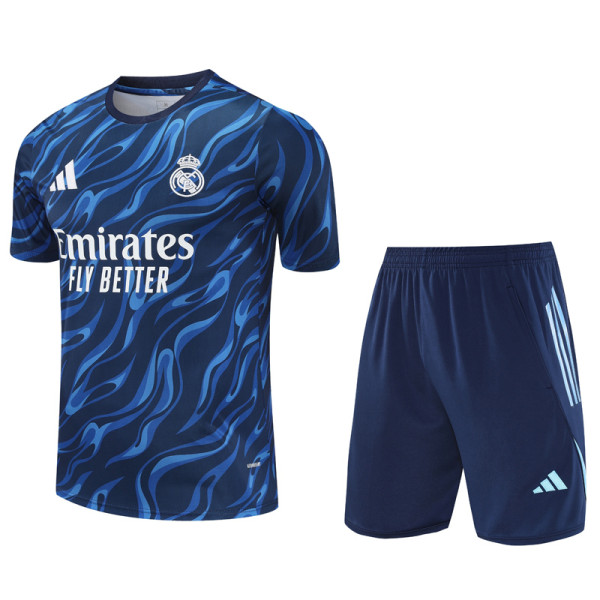 2025-26 RMA Blue Training Short Suit
