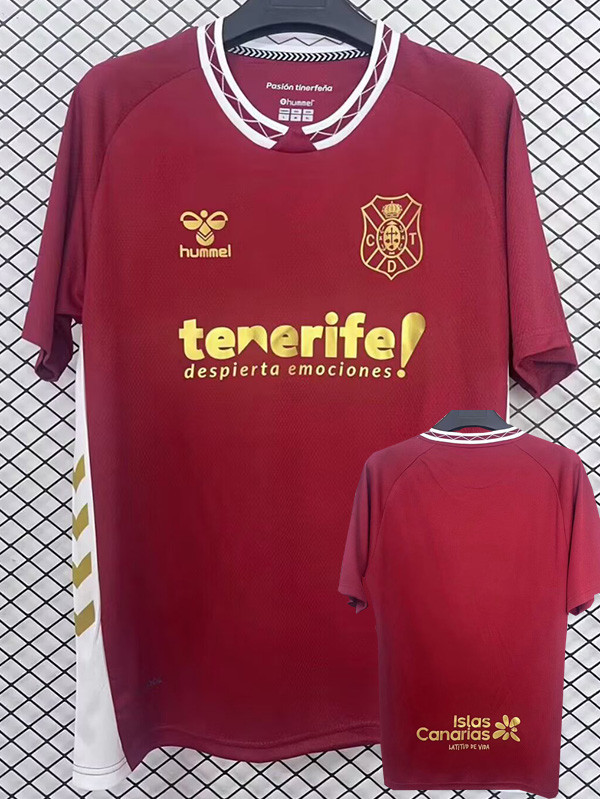 2025-26 CD Tenerife Away Fans Soccer Jersey