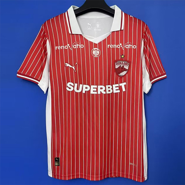 2025-26 Dinamo București Home Fans Soccer Jersey (布加勒迪纳摩)