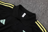 2025-26 JUV Black Short shirts and Long trousers Suit #C2550