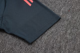 2025-26 Bayern Dark gray Short shirts and Long trousers Suit #C2544