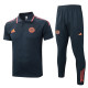 2025-26 Bayern Dark gray Short shirts and Long trousers Suit #C2544