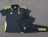 2025-26 RMA Dark gray Short shirts and Long trousers Suit #C2546