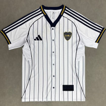 2025-26 Boca Juniors White Casual Edition Baseball Jersey
