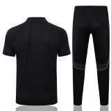 2025-26 JUV Black Short shirts and Long trousers Suit #C2550