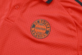 2025-26 Bayern Orange Short shirts and Long trousers Suit #C2545