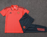 2025-26 Bayern Orange Short shirts and Long trousers Suit #C2545