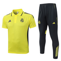 2025-26 RMA Yellow Short shirts and Long trousers Suit #C2548