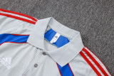 2025-26 Bayern Grey Short shirts and Long trousers Suit #C2547