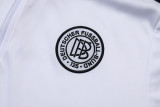 2025-26 Germany White Half Pull Tracksuit #B2560(半拉链)