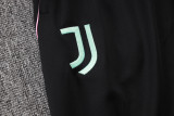 2025-26 JUV Black Half Pull Tracksuit #B2557(半拉链)