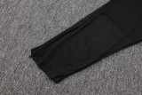 2025-26 JUV Black Half Pull Tracksuit #B2557(半拉链)