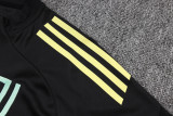 2025-26 JUV Black Half Pull Tracksuit #B2557(半拉链)