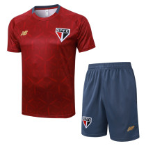 2025-26 Sao Paulo Red Training Short Suit #D25129