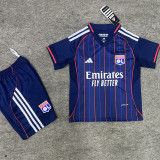 2025-26 Lyon Away Kids Soccer Jersey