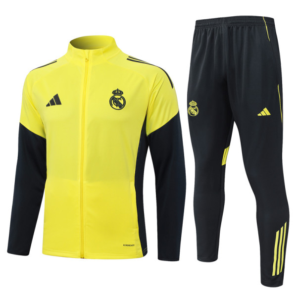 2025-26 RMA Yellow Jacket Tracksuit #A2566